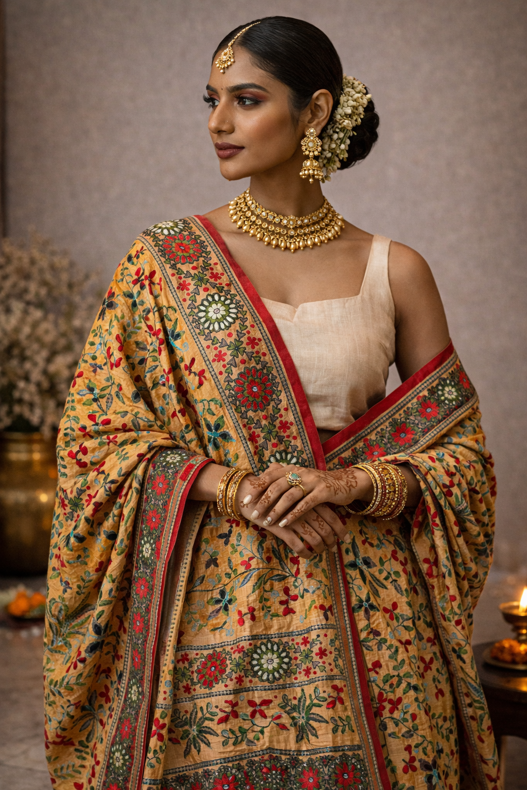 Kalamkari dupatta