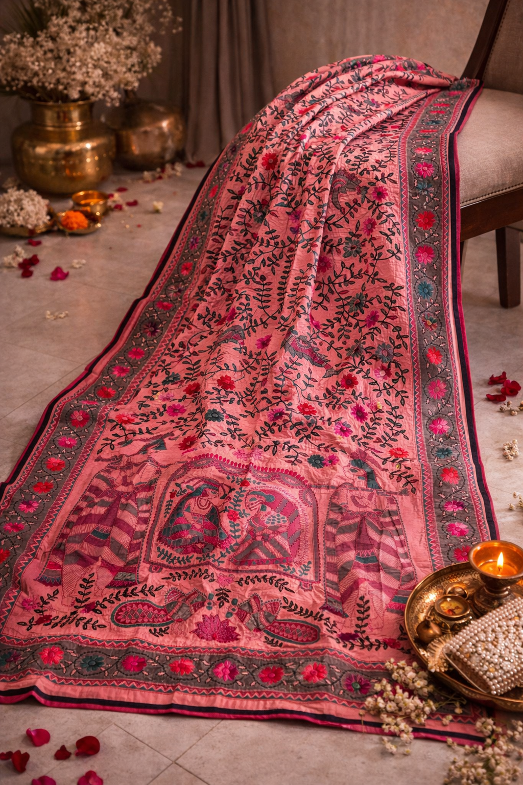 Kalamkari dupatta