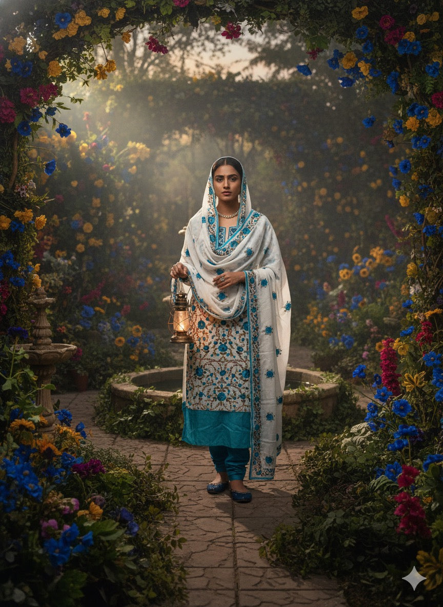 Georgette unstitched suit