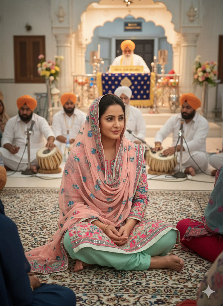 Georgette unstitched suit