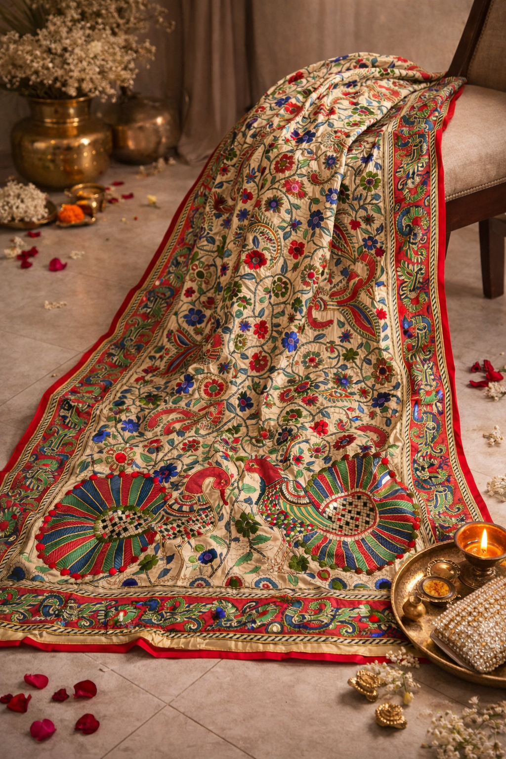 Kalamkari dupatta