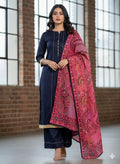 Blue Kalamkari Suit